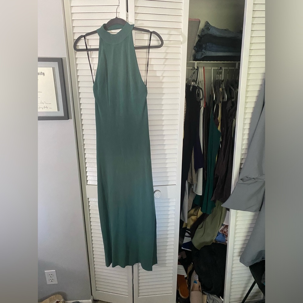 Forever 21 Teal Knit Dress - L